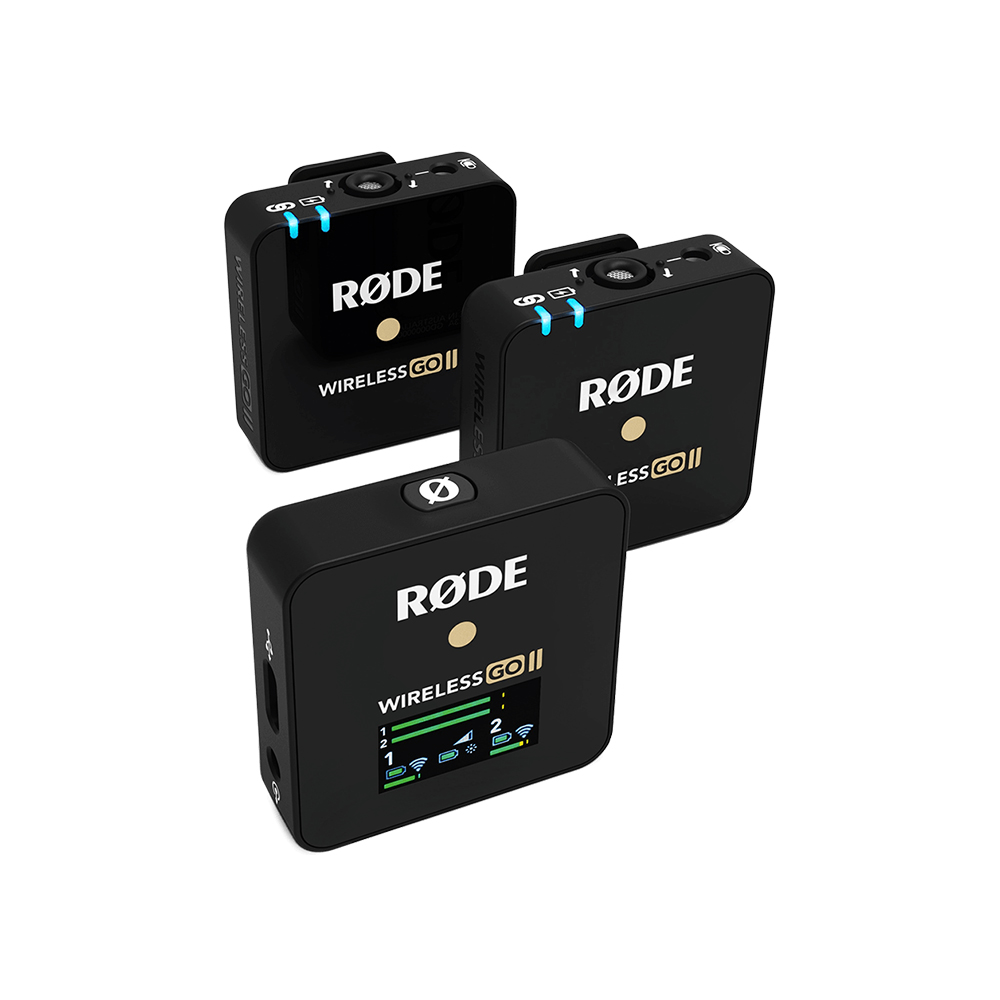 RODE Wireless GO II Compact Wireless Microphone System, Black
