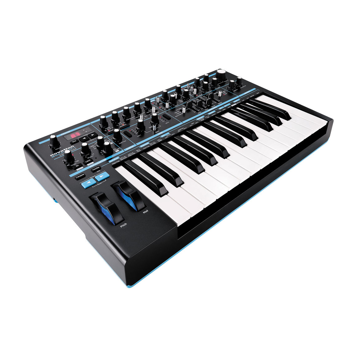 Synthétiseur analogique monophonique NOVATION Bass Station II | 25 touches avec aftertouch | 2 oscillateurs et un sous-octav...