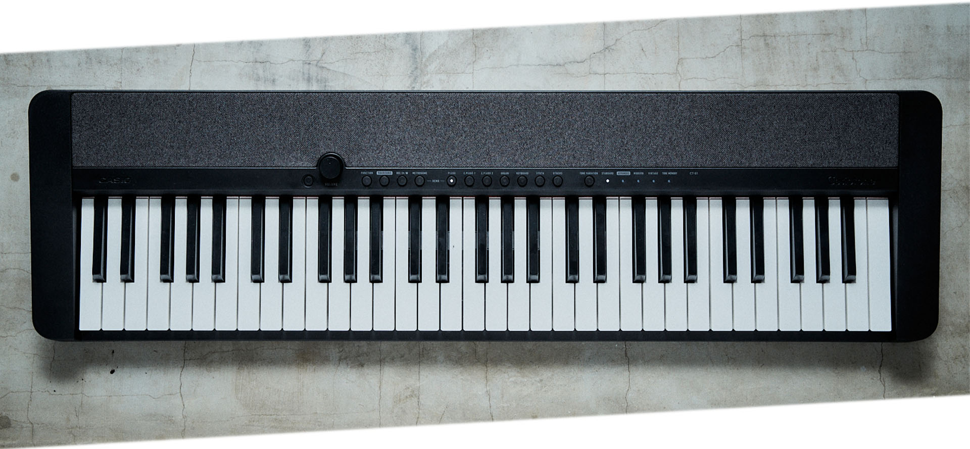 CASIO Casiotone CT-S1 de piano électrique à 61 touches, noir