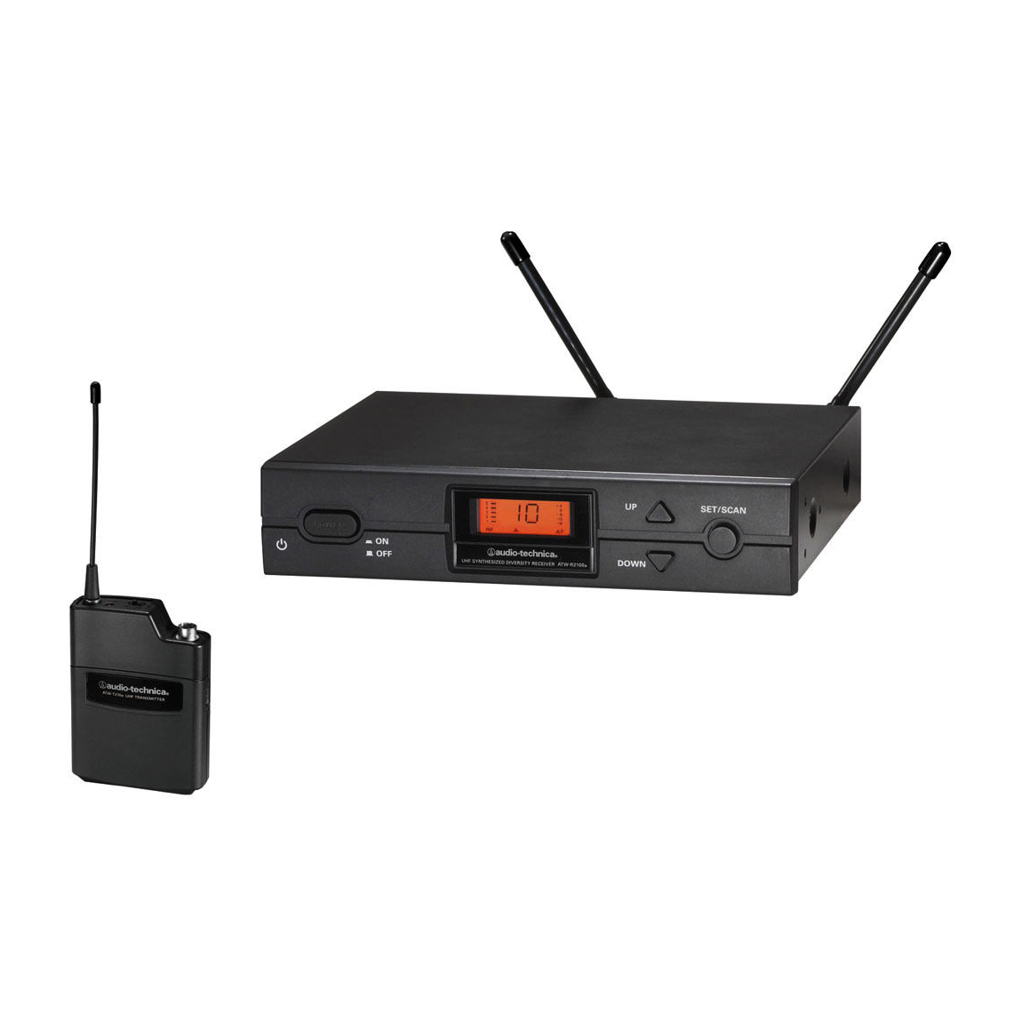 AUDIO-TECHNICA ATW-2110b 2000 Series Wireless UHF Bodypack System
