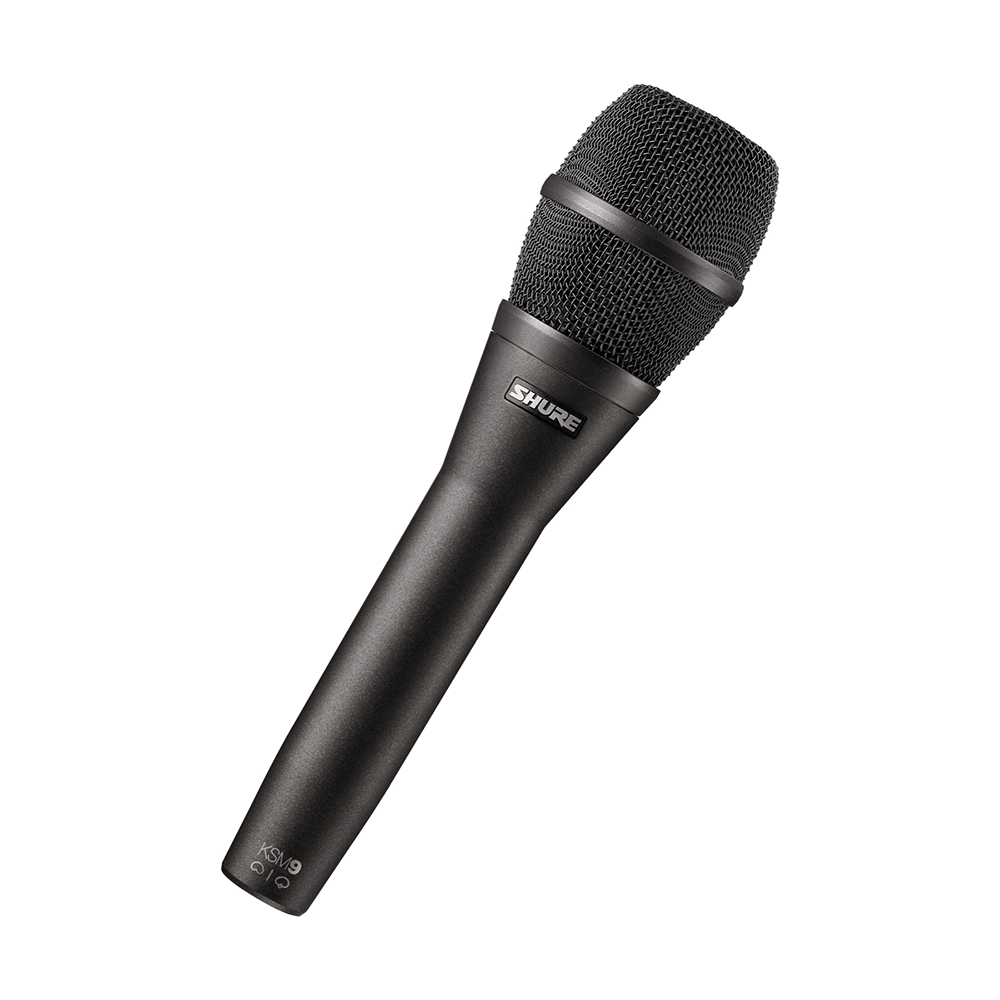 icrophone à condensateur cardioïde et supercardioïde à main SHURE KSM9 (gris anthracite