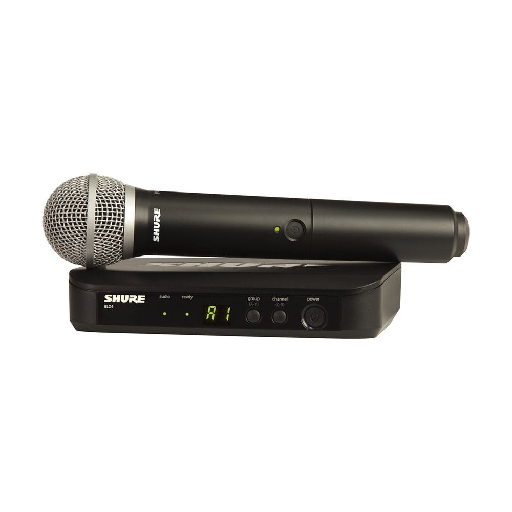 Système sans fil SHURE BLX24 avec micro PG58 (H10 : 542 - 572 MHz)