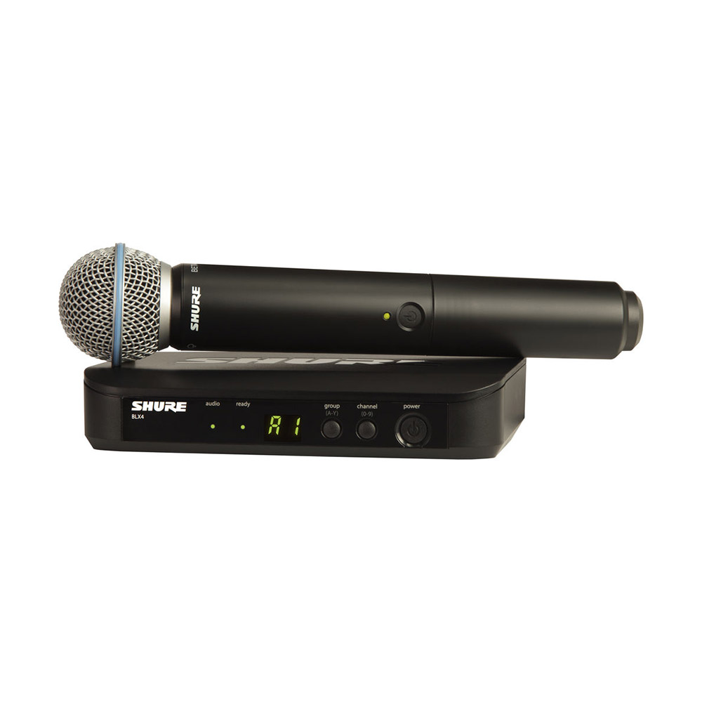 SHURE BLX24 Handheld Wireless System With Beta 58A Mic (H10)