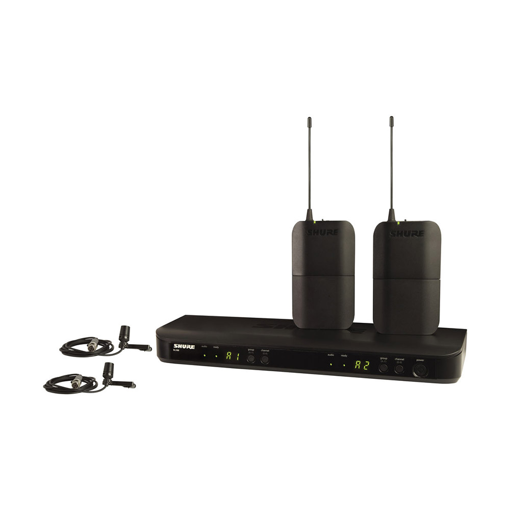 SHURE Dual Diversity System with 2 X CVL & 2 X BLX1