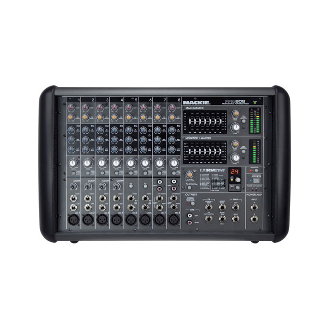 MACKIE PPM608 Mélangeur amplifié professionnel 8 canaux