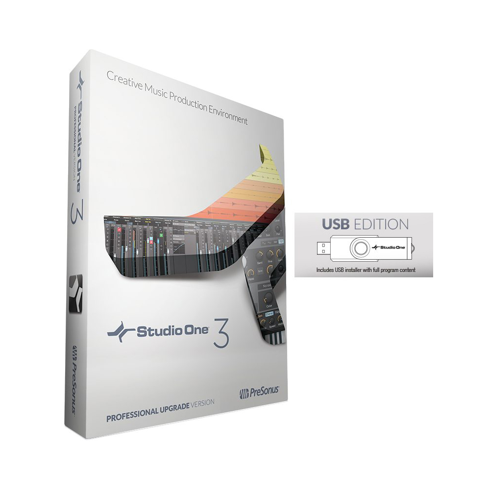 PRESONUS Studio One 3 Mise à niveau d^Artist 3 à Professionnel (Support USB inclus)