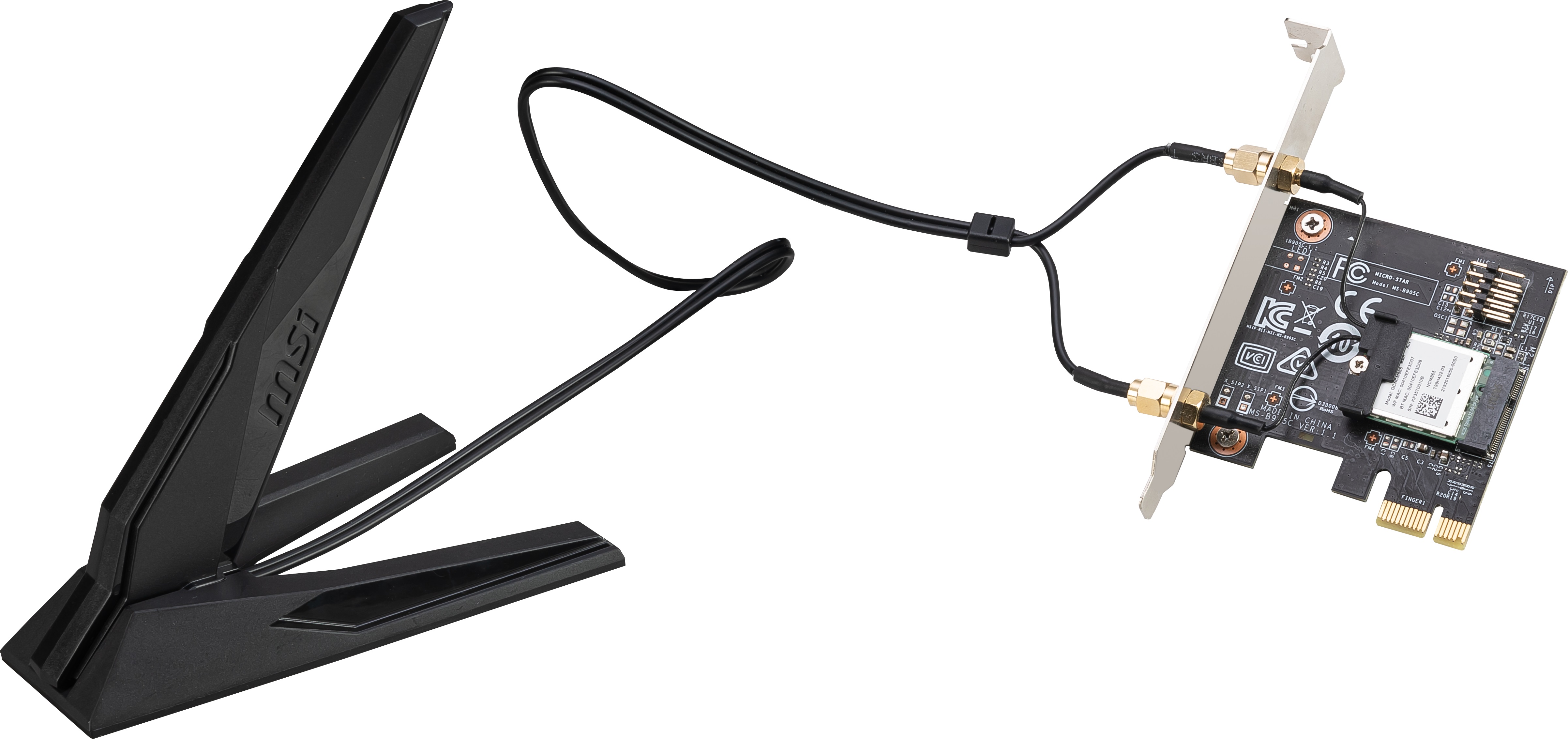 MSI HERALD-BE NCM865 Wi-Fi 7 & Bluetooth 5.4 PCIe Adapter