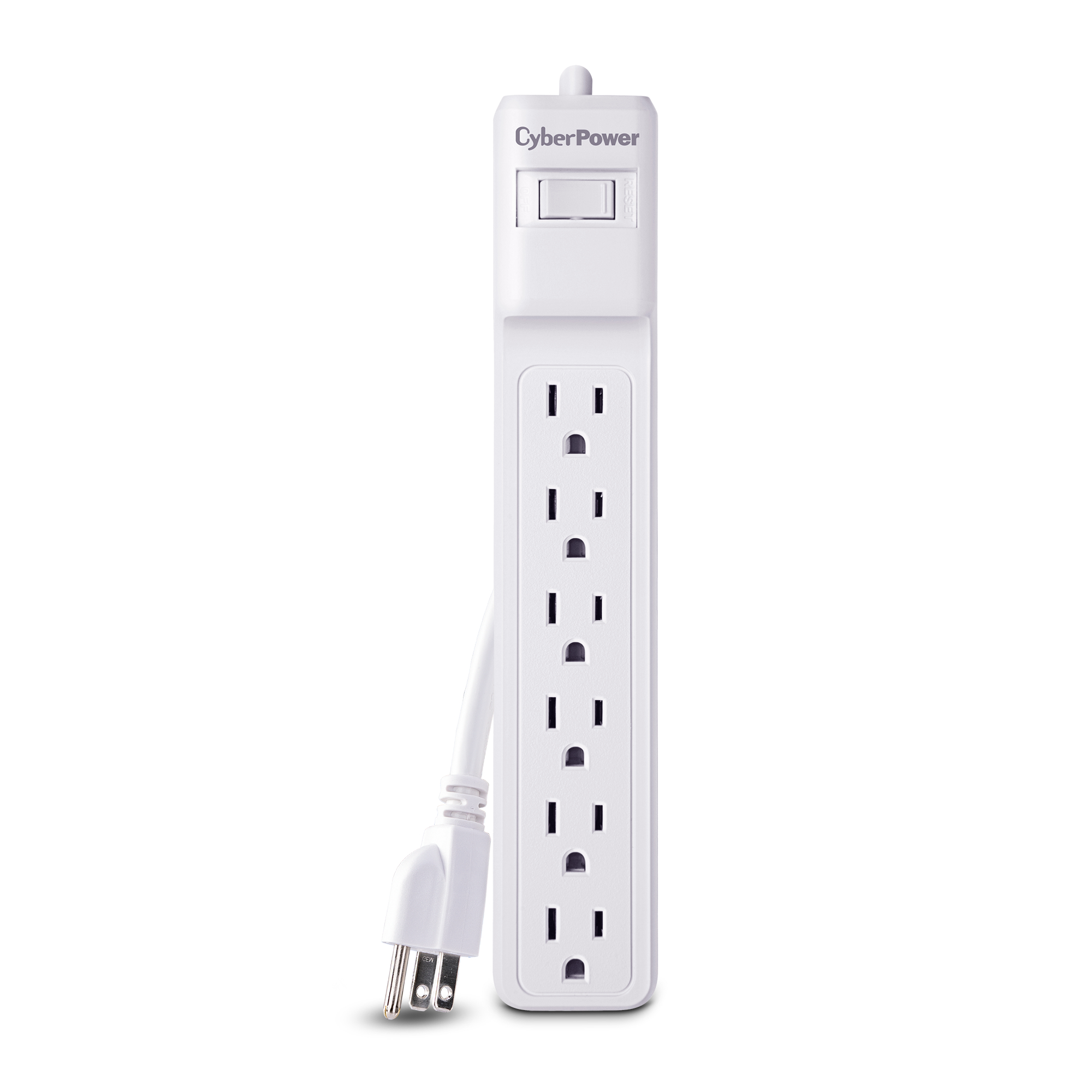 CYBERPOWER B602RC1 Essential Surge Protectors 500 joules avec 6 prises
