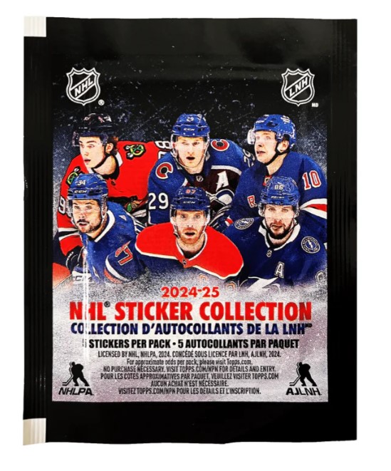 2025 TOPPS NHL STICKERS