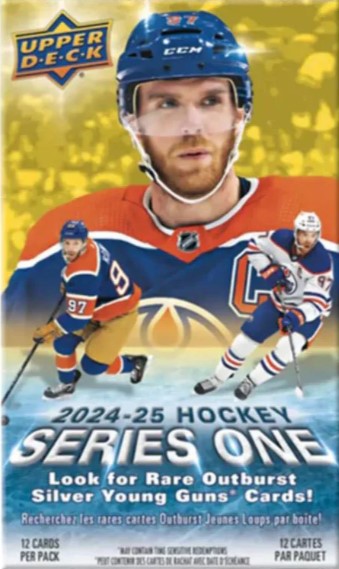 2025 UPPER DECK SERIES 1 HOCKEY GRAVITY FEED