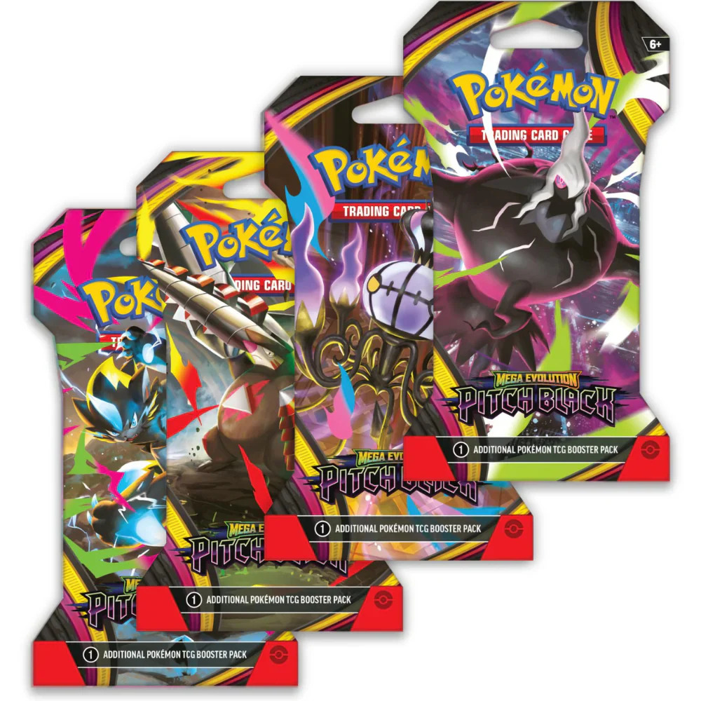 Pokémon - Mega Evolution - Pitch Black - Sleeved Booster Pack