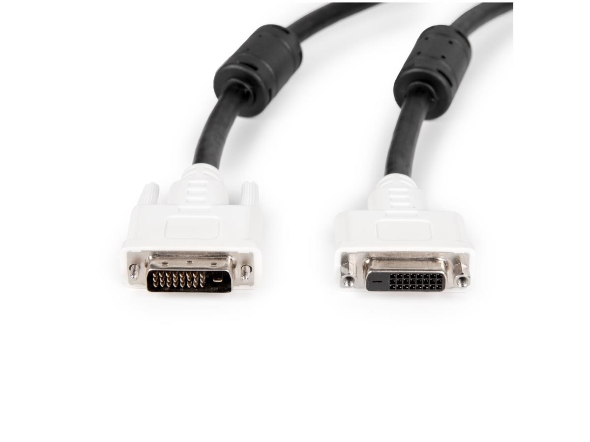 CÂBLE D'EXTENSION DE MONITEUR DOUBLE LIAISON DVI-D ROCSTOR 10 FT - M/F-DVI-D (25 BROCHES) MÂLE-DVI-D (25 BROCHES) FEMELLE - ...