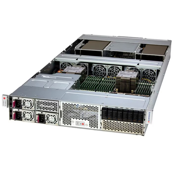 Serveur SUPERMICRO 2U x13 (SYS-221GE-NR) Intel Xeon Platinum 8462Y+ 32C/64T, MEM-DR564MC-ER48(x16)64 Go DDR5-4800 2RX4 (16 G...