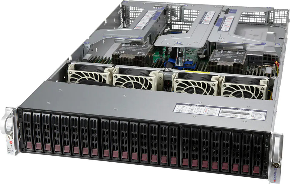 Serveur SUPERMICRO Ultra 2U (X12DPU-6, 219U3TS-R1K62P-T), Intel Xeon Gold 5315Y 8C/16T, MEM-DR480LB-ER32(x16)8 Go DDR4-3200 ...