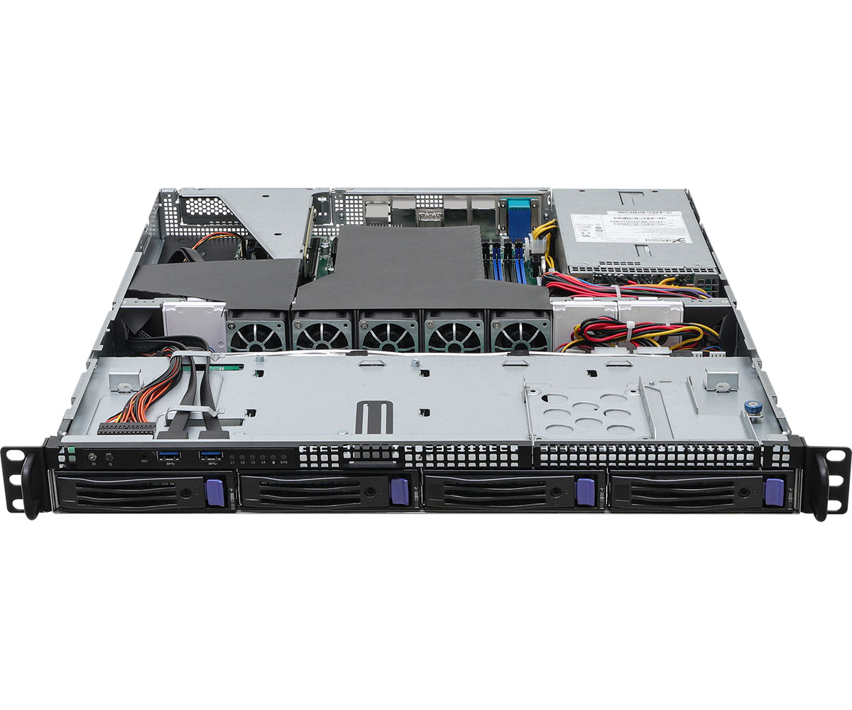 ASRock 1U Barebone Server Single Processor - (1U4LW-B650/2L2T RPSU)