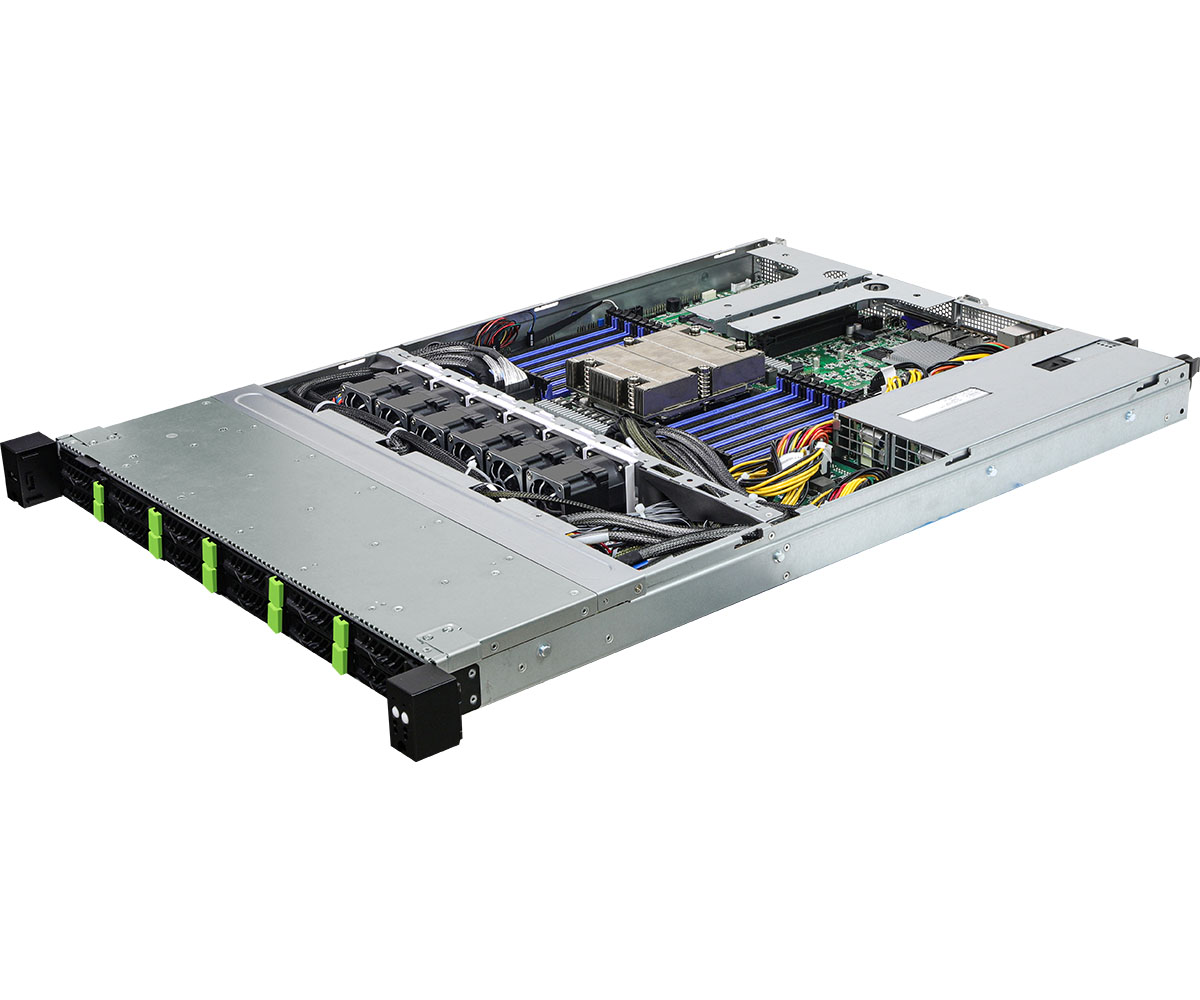Serveur Barebone ASROCK 1U à processeur unique (1U12E-GENOA/2L2T)