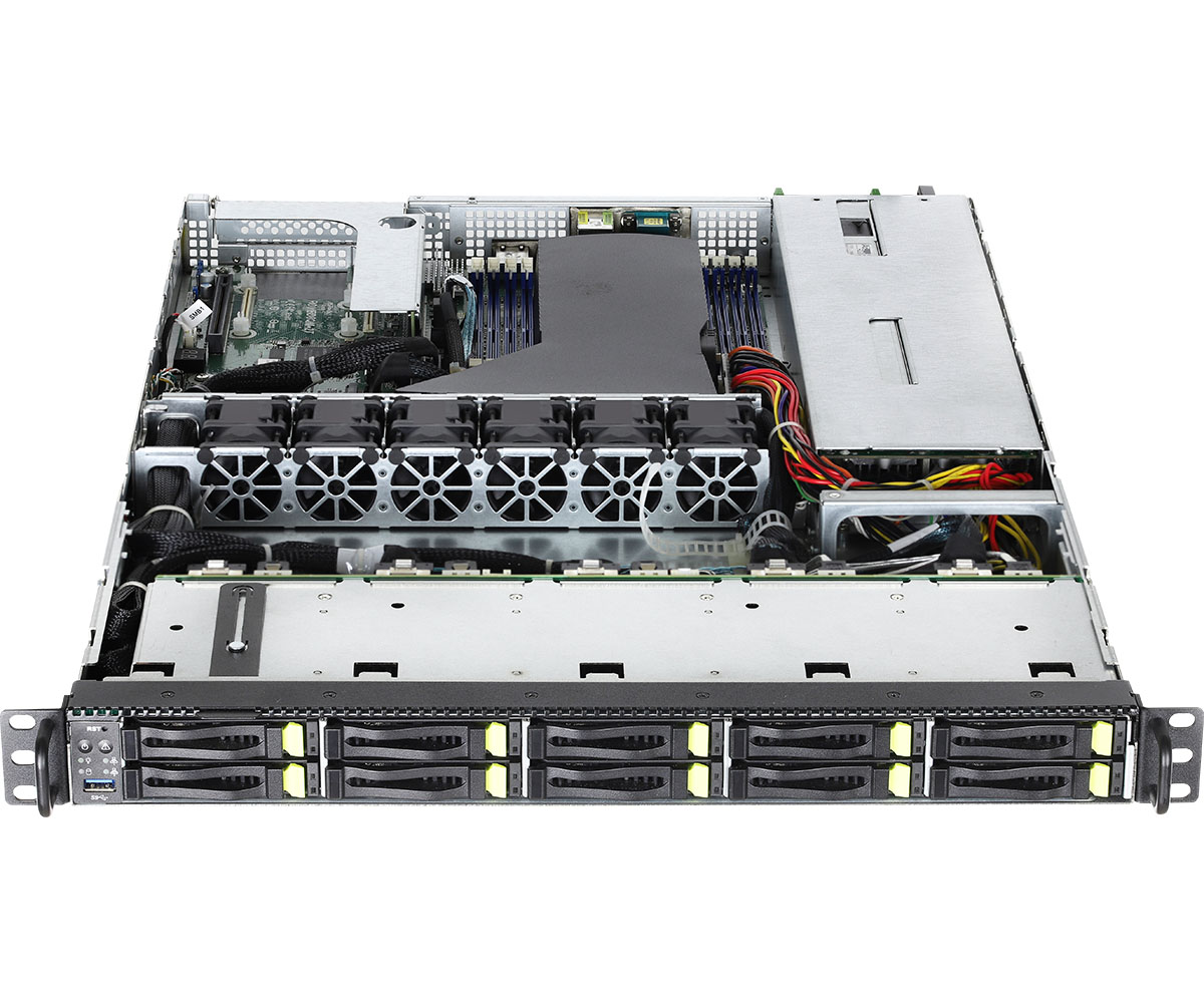 ASROCK 1U Barebone Server Single Processor - (1U10E-ROME/2T)