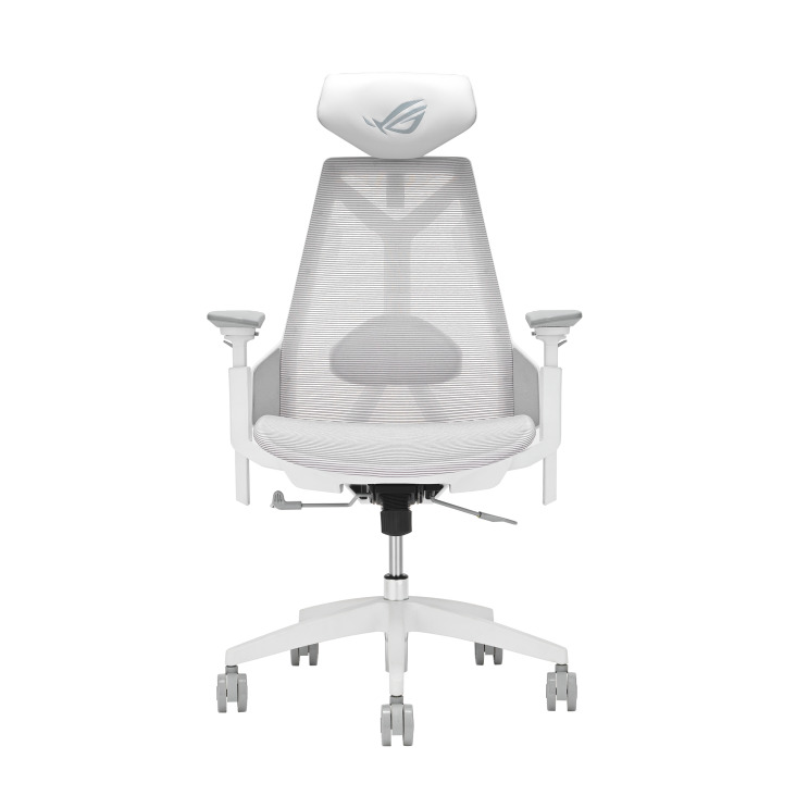 ASUS ROG Destrier Core Chaise de jeu ergonomique, maille blanche