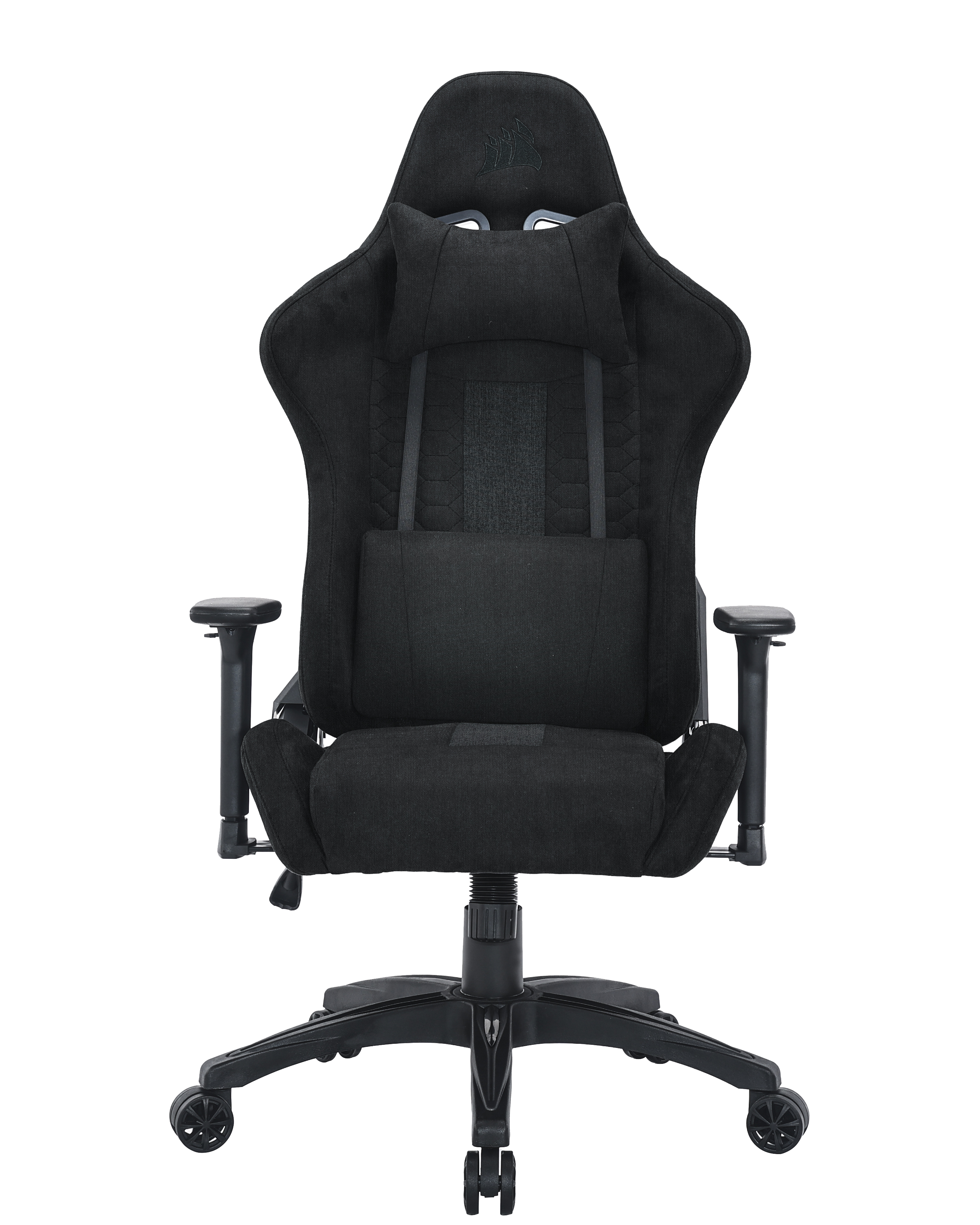 CORSAIR TC100 Fauteuil de jeu en tissu, coupe décontractée, Noir(Open Box)