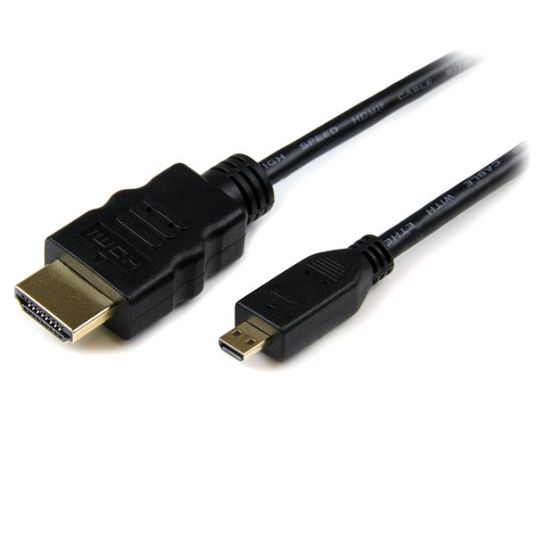 StarTech - Câble HDMI haute vitesse avec Ethernet - 3 pi - Noir (HDMIADMM3)