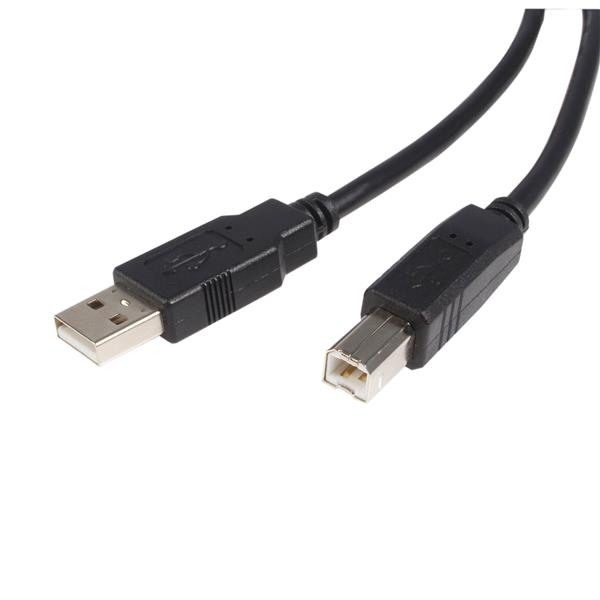 StarTech (USB2HAB6) - Câble USB 2.0 A mâle vers B mâle haute vitesse - 6 pi