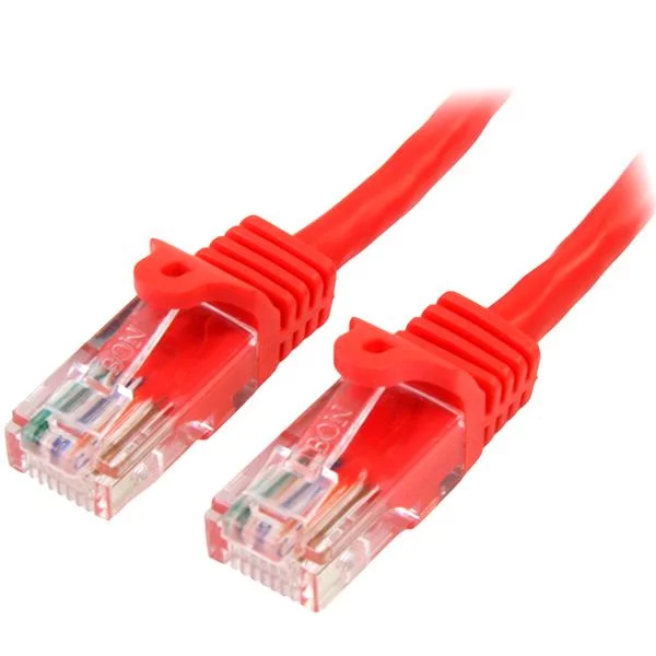 StarTech (45PATCH2RD) - Câble de raccordement anti-coupure UTP RJ45 Cat5e - 2 pi (Rouge)