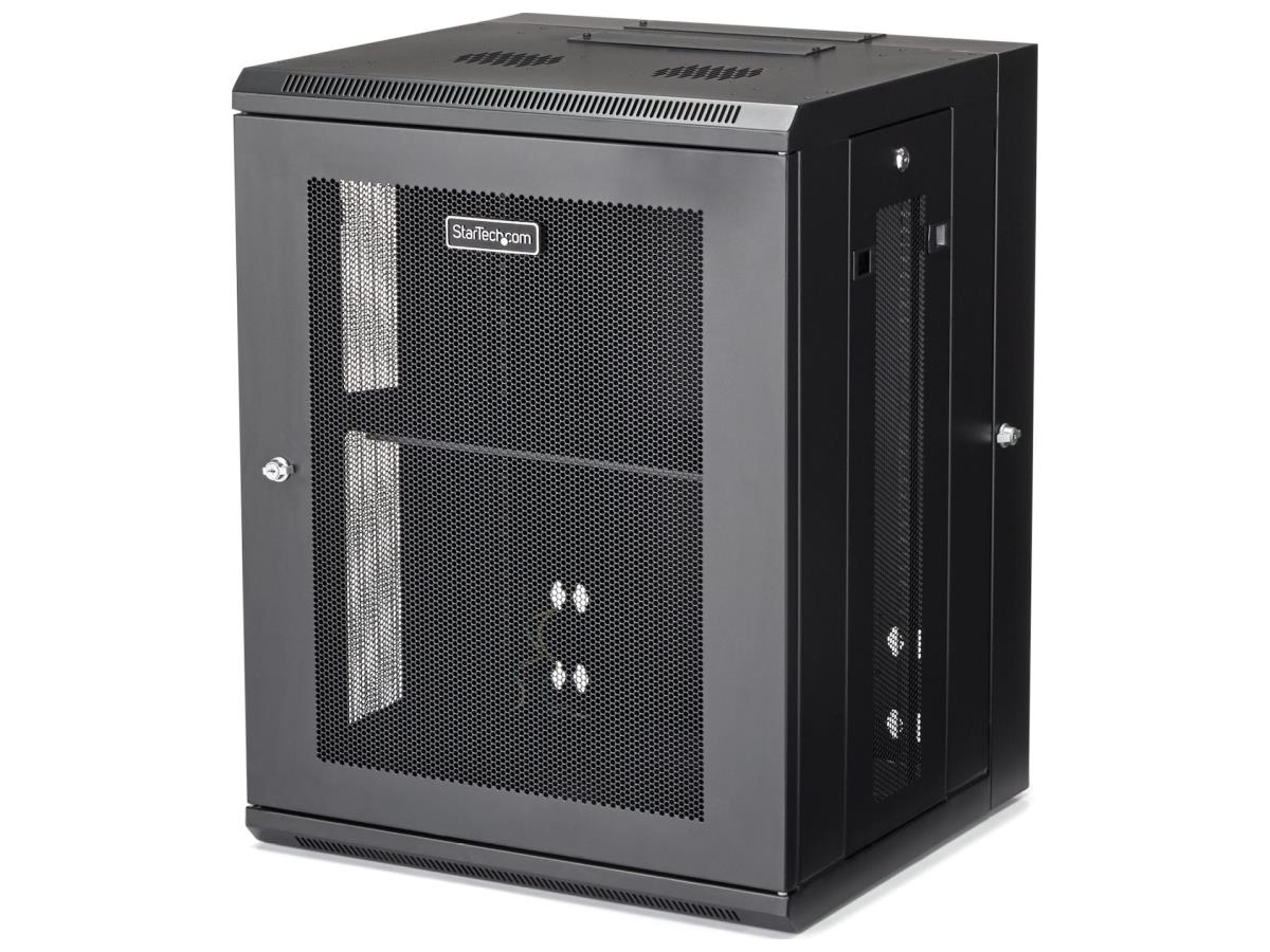 Startech 15U 19in wall mount network cabinet - Switch depth rack enclo