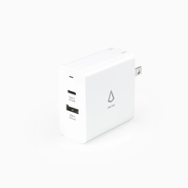 LBT Chargeur mural PD double port ultra rapide 30 W (18 W + 12 W)