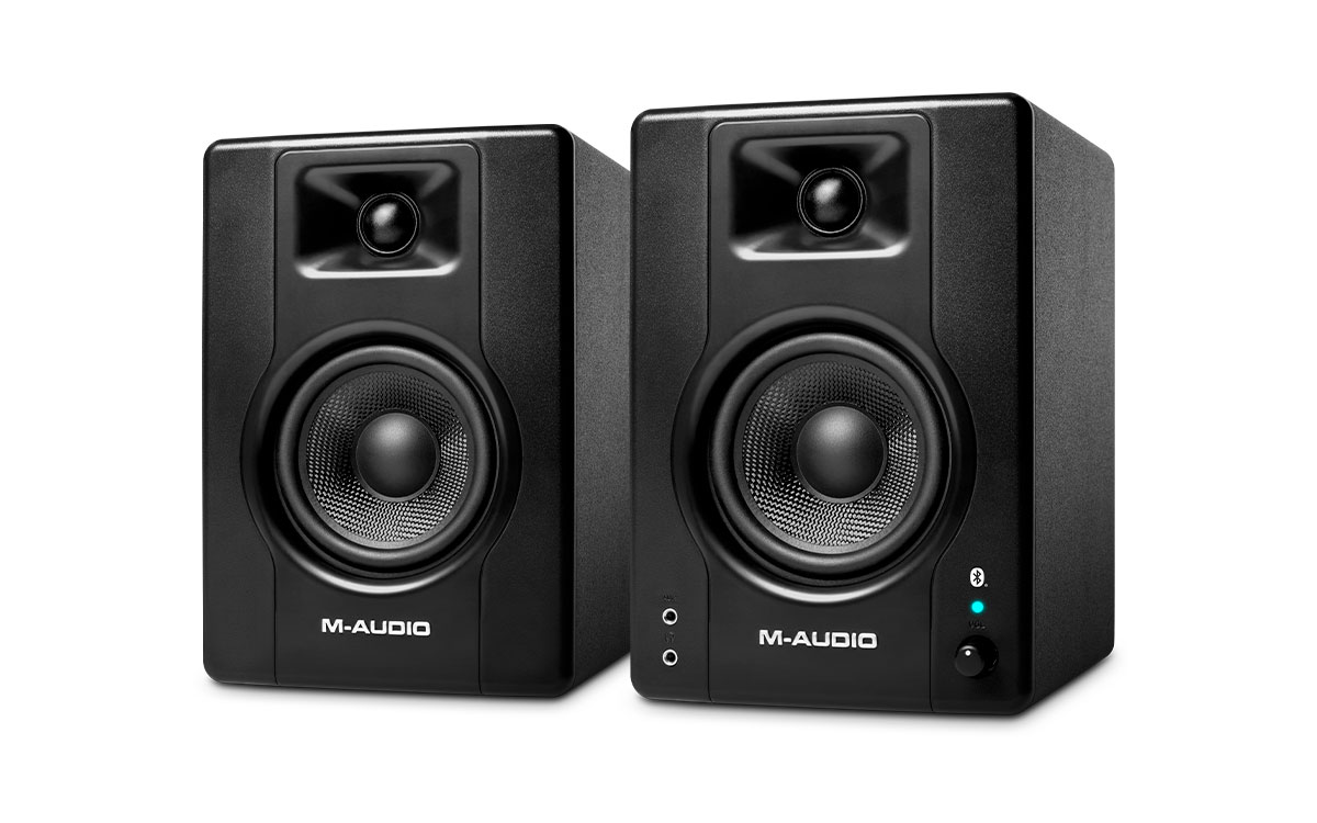 M-AUDIO BX4 BT 4.5” Black Kevlar Multimedia Reference Monitors, Black(Open Box)