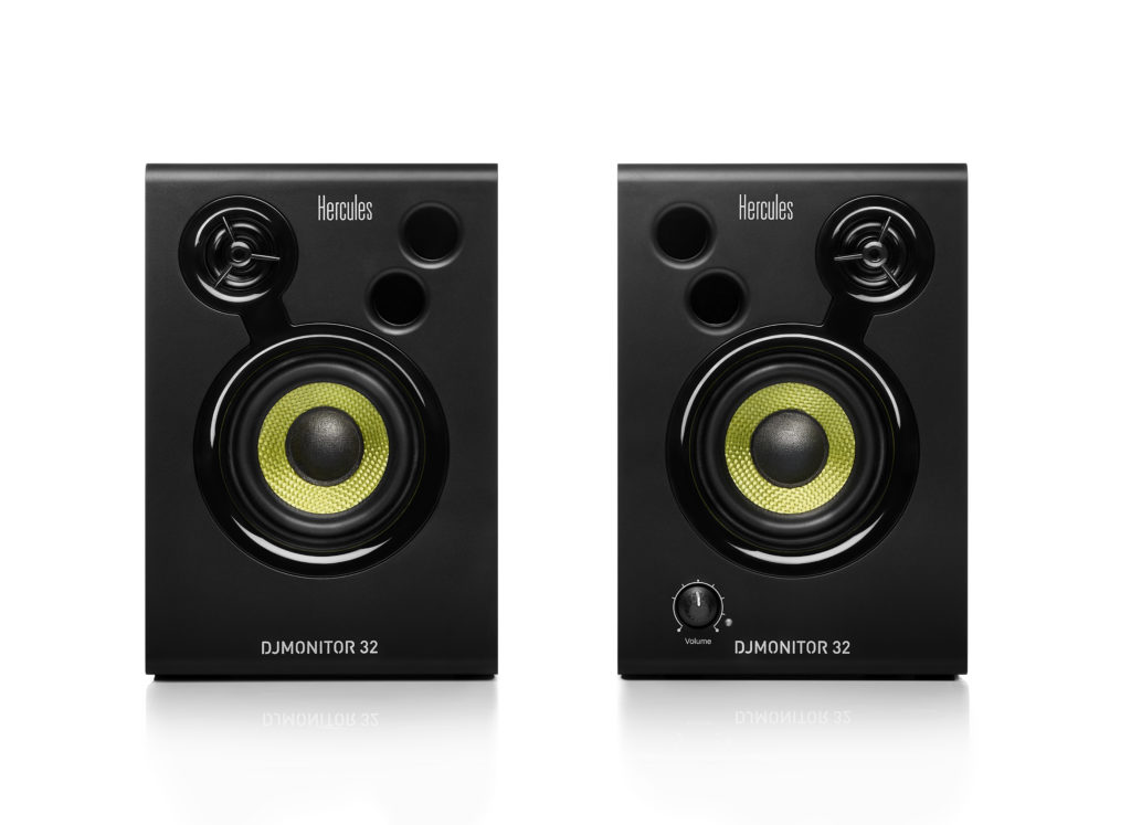 HERCULES DJ Monitor 32 3" Active Speakers (pair ), Black