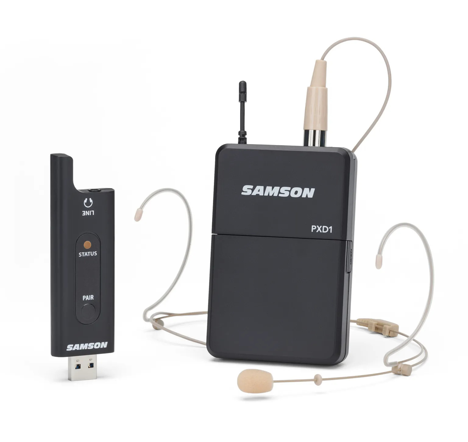 SAMSON Stage XPD2 USB Digital Wireless System, Black