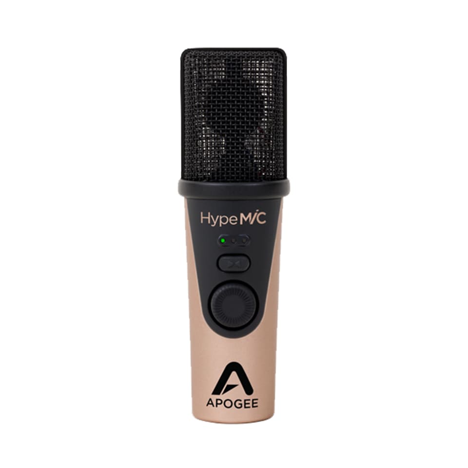 APOGEE HypeMiC USB Podcasting Microphone, Champagne