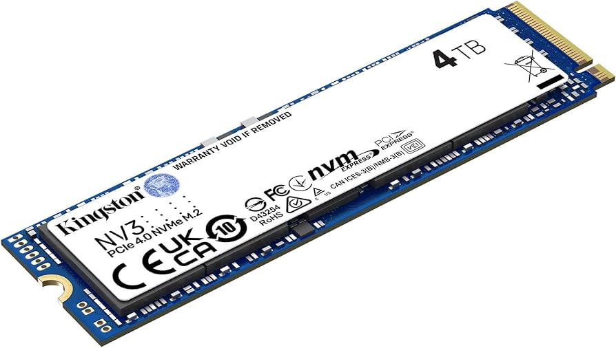 KINGSTON NV3 4TB NVMe PCIe 4x4 SSD(Open Box)