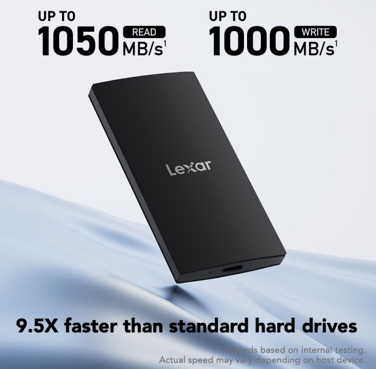 Disque SSD portable Lexar® SL300 1To(Open Box)