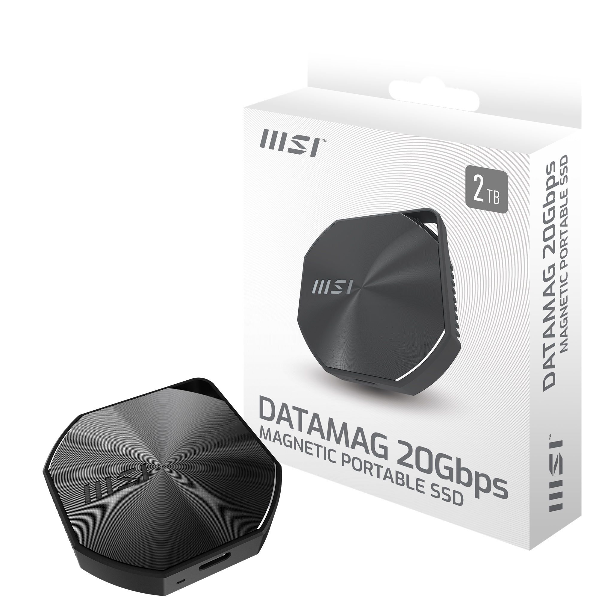 MSI DATAMAG 20Gbps 2TB, Read:1600 MB/s Write:1500 MB/s