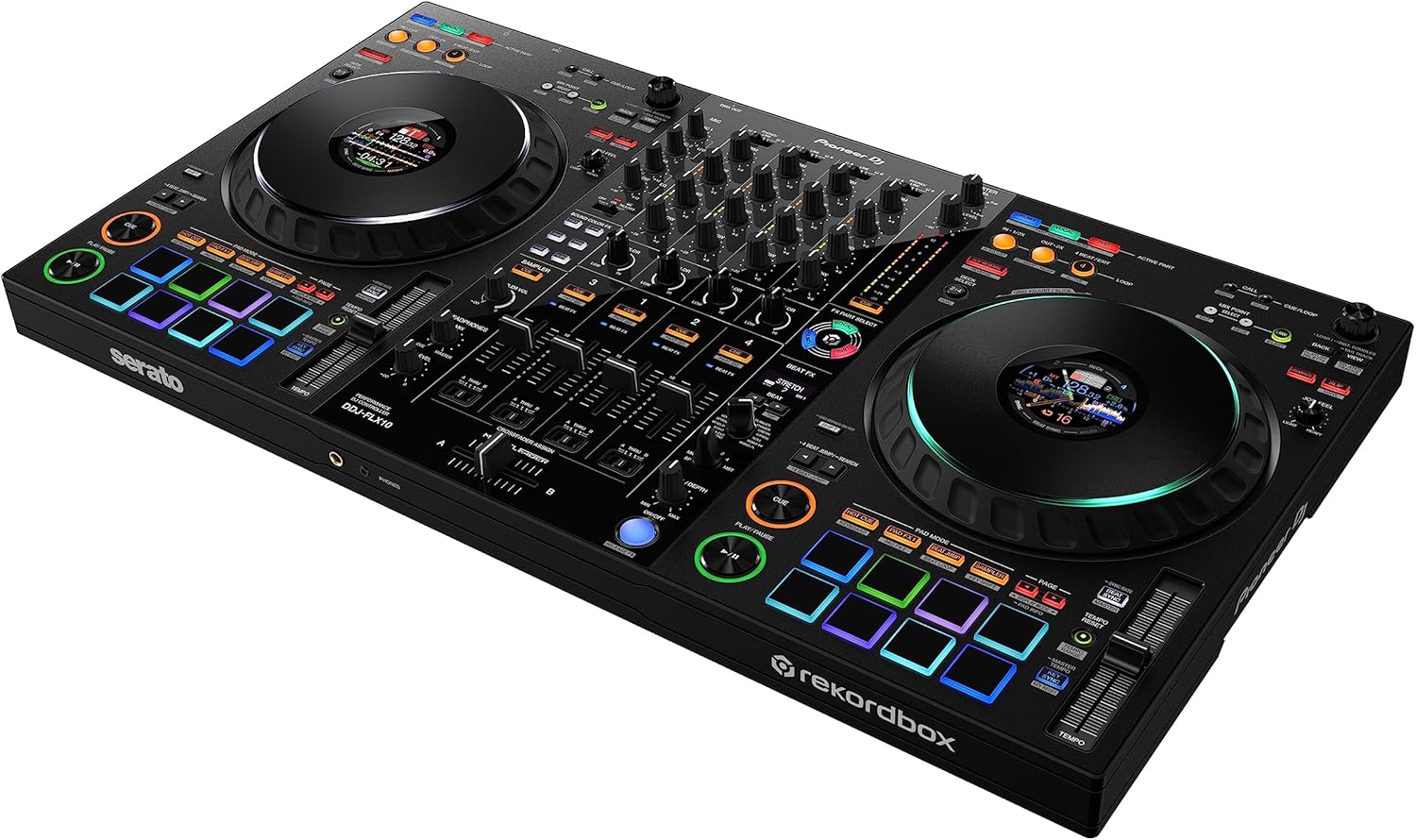 PIONEER DJ DDJ-FLX10 4-Channel Professional DJ Controller, Black