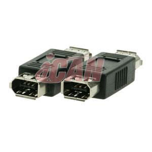iCAN Firewire (1394) Adaptateur femelle/femelle 6 broches
