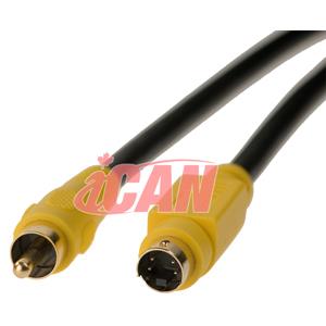 Câble RCA mâle iCAN S-VHS Mini DIN4 - 50 pieds(Open Box)