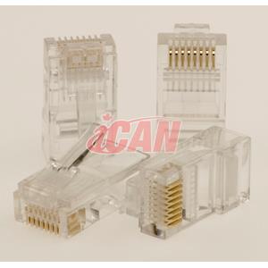 Connecteurs ICAN RJ45 Cat5e 50 microns 10 pièces