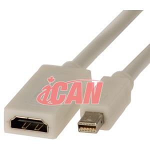 iCAN Mac Mini DisplayPort Male to HDMI Female 1080P Adapter