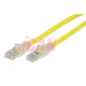 ICAN CAT6 RJ45 Patch Cable, Snagless - 25 ft. (Light Yellow)