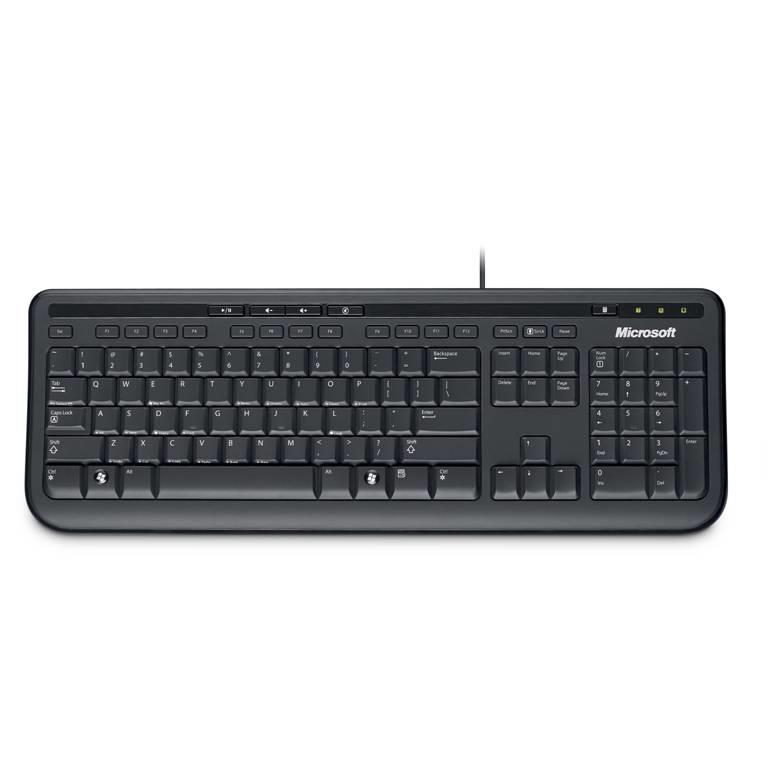 MICROSOFT (600) - Clavier filaire noir(Open Box)