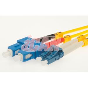 ICAN (FP5-SD-LCSC-007) LC/SC, SINGLEMODE,DUPLEX 9Mic - 7m(Open Box)