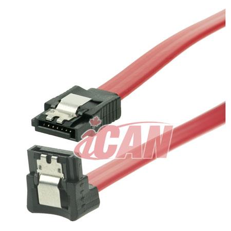 iCAN SATA 7pin Male 6Gbps Red 18in
