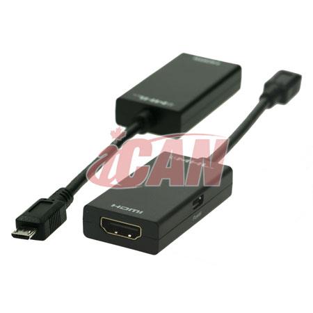 iCAN Micro B Male HDMI Female Black(Open Box)