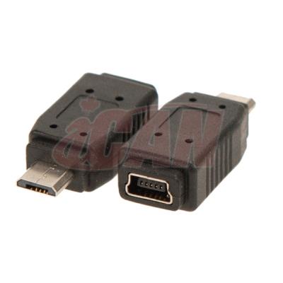 Adaptateur iCAN USB Mini 5 broches femelle vers micro 5 broches mâle