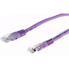 STARTECH Purple Molded CAT5e (350 MHZ) UTP Patch Cable - 3 ft.