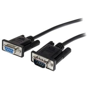 STARTECH 0.5m Straight Through DB9 RS232 Serial Cable Black(Open Box)