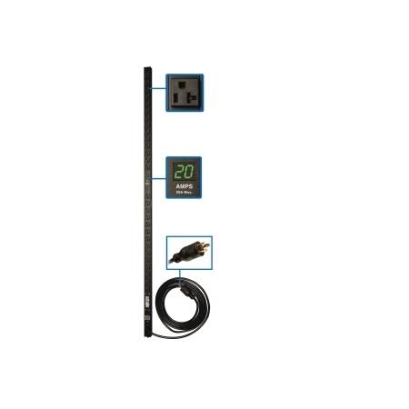 Tripp Lite (PDUMV20) - Unité PDU 120 V / 20 A / 28 prises - 28 x NEMA 5-15/20R - 2,4 kW - Montage sur rack vertical Zero U
