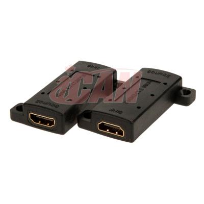 iCAN Active HDMI Booster / Extender Female/Female Coupler with Active ICs Embedded for Lossless HDMI Extension.(1 pack)(Open...